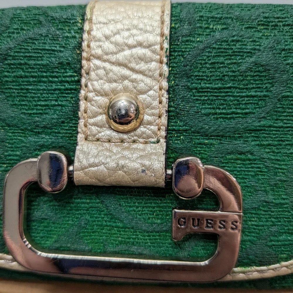 Custom Guess Tri-fold Emerald Boho Wallet Whimsy Fantasy Clutch Coquette Girl